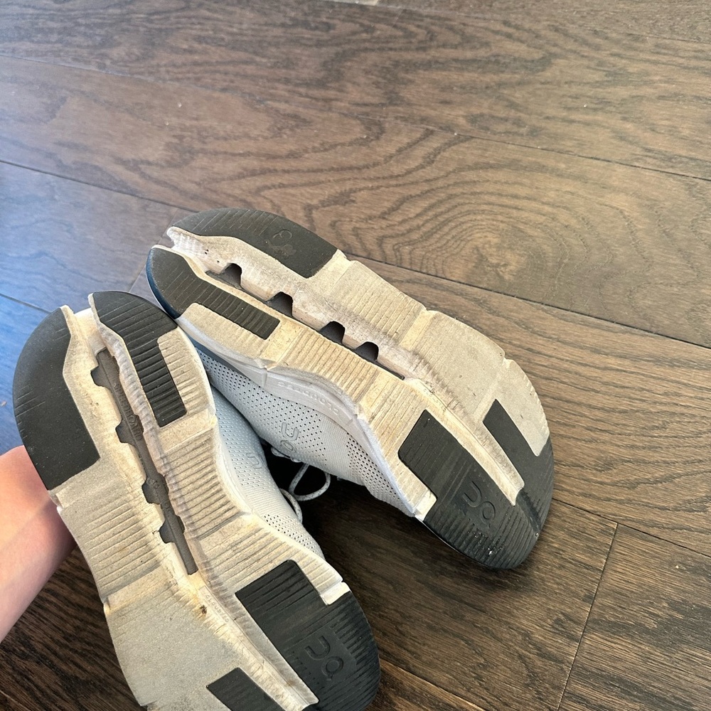 On Running Sneakers in Black and Cream - Picture 5 of 5